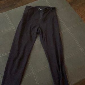 Dark purple striped legging